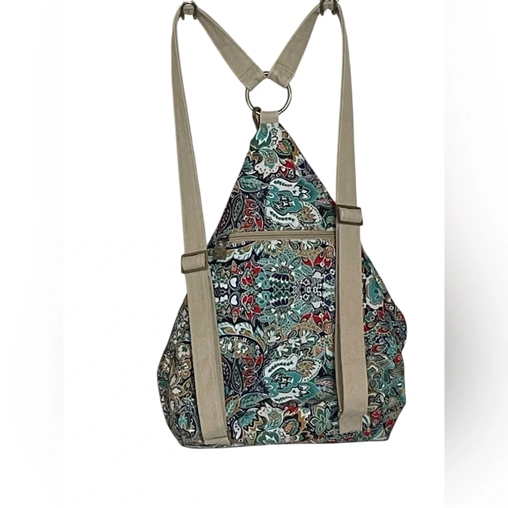 Black Butterfly Original Womens Bohemia National Style Print Canvas Backpack Bag